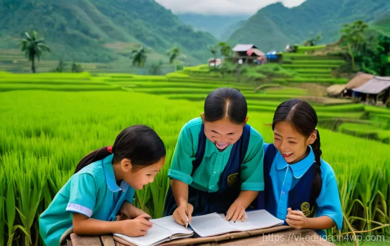 스킬 기반 교육 모델에서의 사회적 통합 촉진 - **Prompt:** A vibrant, realistic photograph of a modern vocational training center classroom in Viet...