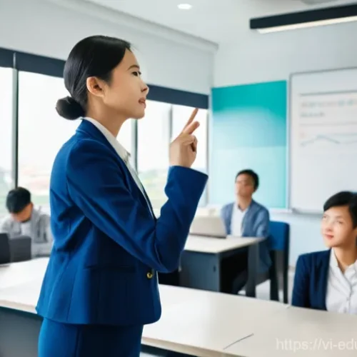 Home 26 스킬 기반 교육 모델을 위한 전문가 네트워크 구축 - **Prompt 1: Modern Digital Skills Workshop in Ho Chi Minh City**
"A vibrant, high-angle realisti...